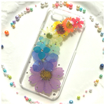 iPhone6(6s)レインボーフラワースマホケース