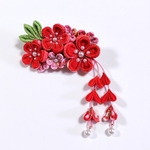 つまみ細工🌼梅花バレッタ🌼犬用NO.842