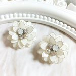 ⋆ブライダルフラワーピアス/イヤリング⋆送料込