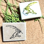 消しゴムはんこ☆鳥獣戯画☆ウサギ