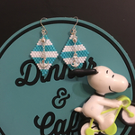 大人かわいい❤︎マリンボーダーピアス M