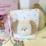 プティのお花畑からこんにちは ポーチ【いぬ×A】