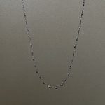 ステンレス製 moon chain ネックレス　silver