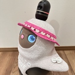 ラボット　サンバイザー　ピンク