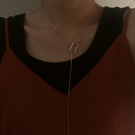 snake chain ネックレス　silver