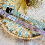 〈No.6〉セール！！オーダー首輪/刺繍リボン/首輪/リード/ハーネス/ハーフチョーク/ショルダーリード/ペットグッズ/