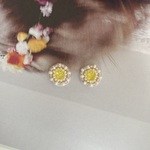 【for kids】flower earrings
