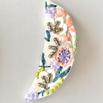 刺繍ブローチ