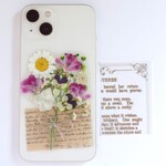 全機種対応　スマホステッカー　スマホケース押し花インナーシート　331　花束シリーズ