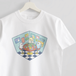Tシャツ（American Diner / Happy time / ブルー）