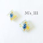 エスニック風☆ホイル タイル ピアス イヤリング