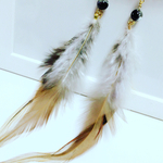 ボリューム☺︎ロングフェザーピアス🐣