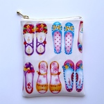 ラミネートタバコポーチ❤️シューズ👠　後ろクリア生地　