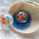 金魚鉢ピアスorイヤリングR