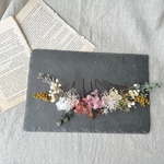 ドライフラワーのヘッドアクセ、髪飾り(41)