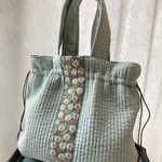 ふんわりヌビバッグ　ミント