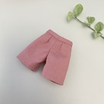 単品　くすみピンク　ショートパンツ　ズボン　リカちゃん　服　22cmドール 