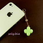saly☆かわいいお花のイヤホンジャック