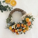 紅花と柑橘のハーフリース(23cm)