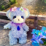 あじさいドロップちゃん 紫陽花 ぬいぐるみ テディベア