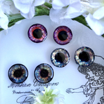 【専用】アイチップ　レジンアイ　14mm 　　　　　　流星brown 、流星pink、流星GOLD  3ペア