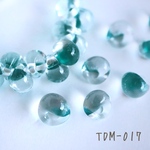 TDM-017   ティアドロップビーズ　ミニ　Whirlpool　5個