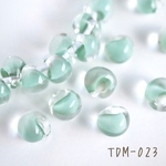 TDM-023   ティアドロップビーズ　ミニ　Sea Grass　5個