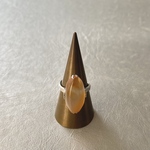Vintage 50s〜60s retro carnelian silver 925 ring レトロ ヴィンテージ 天然石 カーネリアン 千本透かし シルバー 925 リング