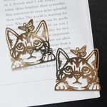 IMPORT【2個】cat metal charm🐈猫の透かしチャーム＊メタルチャーム＊ネコ＊ねこ＊