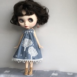 ブライスさん・リカちゃん服(梅雨の晴れ間に、、、)