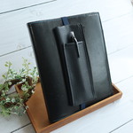 【バインダー用】ブックバンド付きペンケース　ブックバンドペンケース ペンホルダー 手帳 タブレット iPad用 タッチペン
