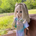 NEW!! マーメイド浴衣　きらめく光の帯セット 1/12サイズ 人魚