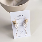 flower pierce & earring