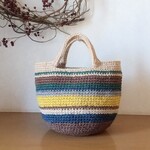 麻ひもバッグ　マルチカラー