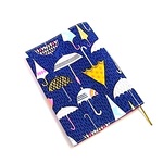 【受注製作品】文庫本用ブックカバー『Umbrellas』