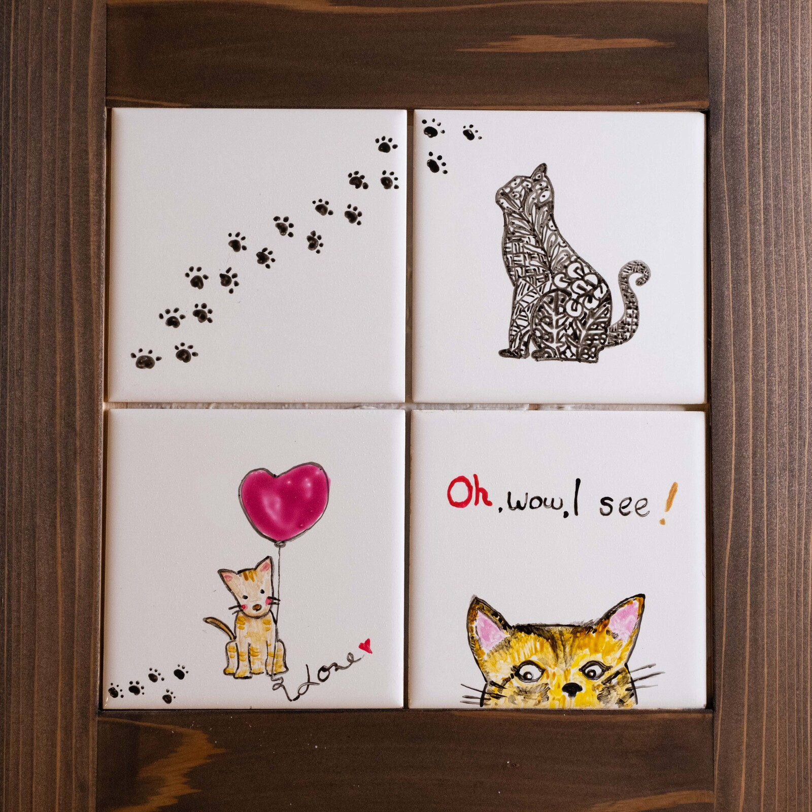 Solitude Art Desk　”MIYABI"　猫【１点モノ】