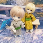 NEW!! 男の子用 浴衣(しずく)&選べる帯セット