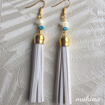 ロングタッセル×シェルピアス