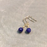 14KGF*éclat*ラピスラズリのピアス