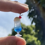 ソーダフロートのピアス/イヤリング