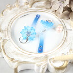 ≪🆕≫花風鈴miniステンレスピアス(ブルー)