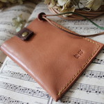 ◆「 H さま専用」 ◆　 （◇ヌメ革＋刻印＝パス＆カードケース＊カラフルドーナツ◇