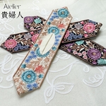 ターコイズブルーのオリエンタルデフトバン♥︎インド刺繍リボン♥︎デフトバンド♥︎お団子メーカー♥︎シニヨンメーカー♥︎結婚式♥︎花♥︎刺繍♥︎リボン♥︎浴衣♥︎まとめ髪♥︎夏