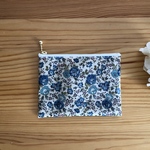 【リバティ】ラミネートポーチ　ミニミニポーチ  ミニポーチ　カードケース　フェリシテ