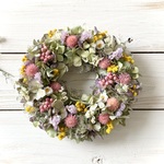 saleシンプルドライ紫陽花のかわいいリース