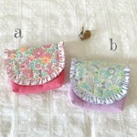 new! リバティ 移動ポケット❥︎ドットフリル❥︎