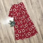 シロツメクサ 花かんむり あか の かわいい ワンピース
