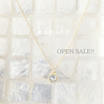 classical swarovski necklace ひと粒スワロのキラキラネックレス