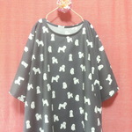 ビション ゆったりワンピース　gray