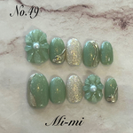 フラワーネイル🌻夏ネイル